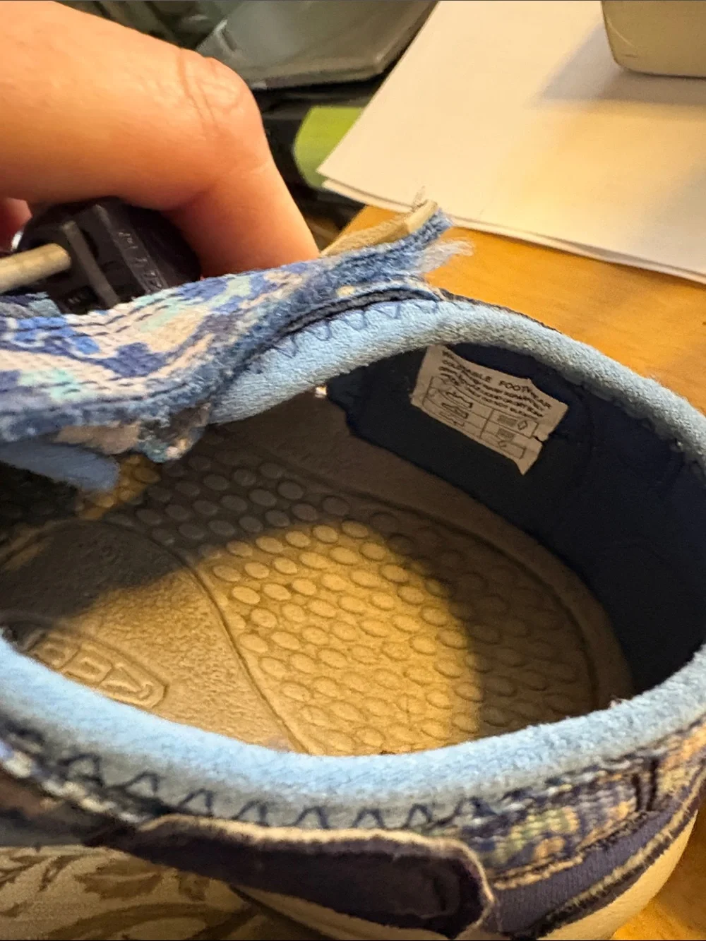 Keen Kids Blue Camo Water Shoes
